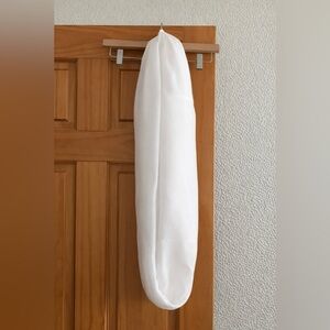 Calvin Klein White Fabric Scarf